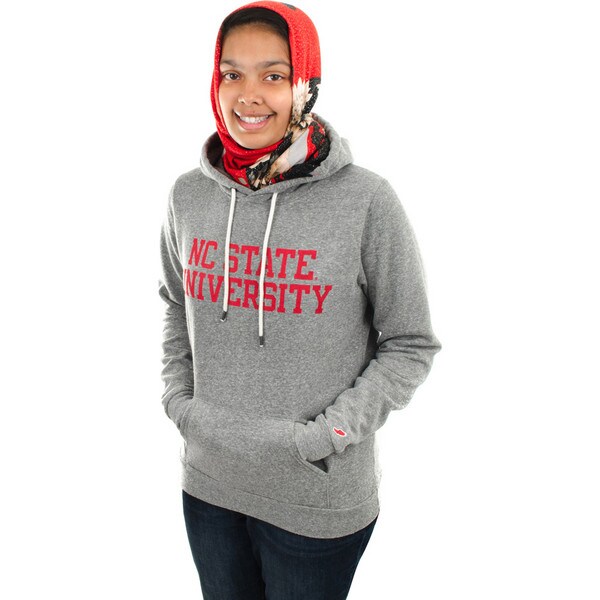 Ladies Hooded Sweatshirt - Grey - N